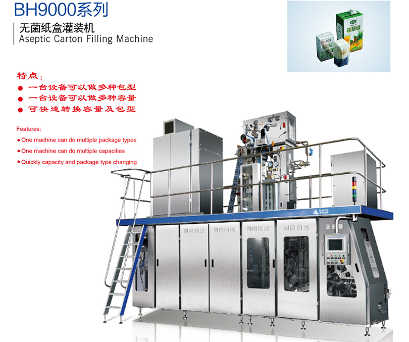 BH9000系列無菌紙盒灌裝機